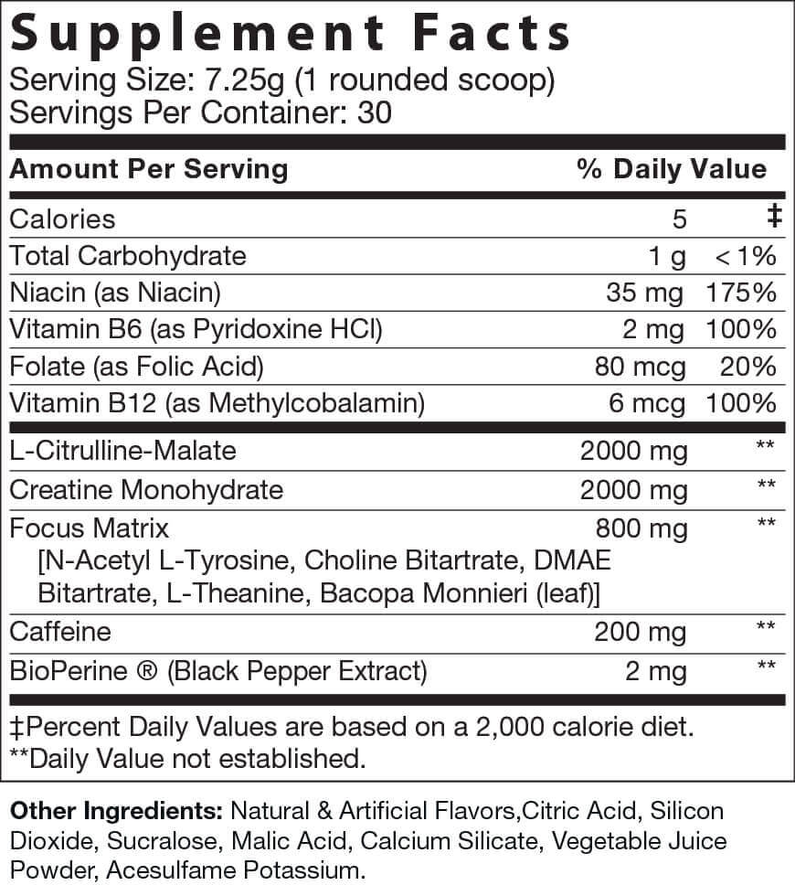 NG-FORCE Pre Workout (Fruit Punch)